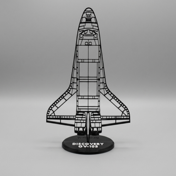 Discovery OV-103 sziluett dekoráció