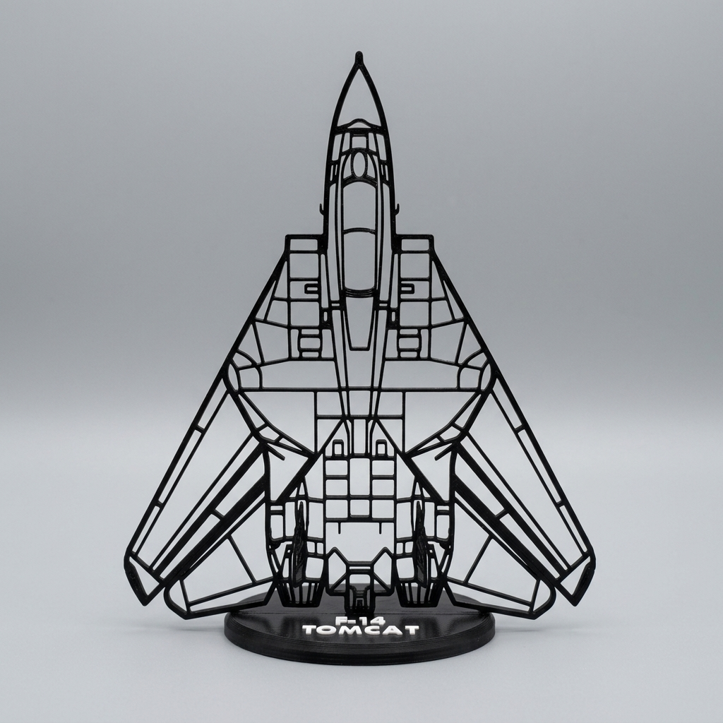 F-14 Tomcat sziluett dekoráció