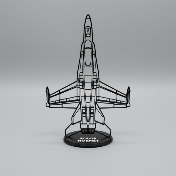 F/A-18 Hornet sziluett dekoráció