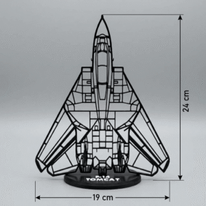 F-14 Tomcat sziluett dekoráció