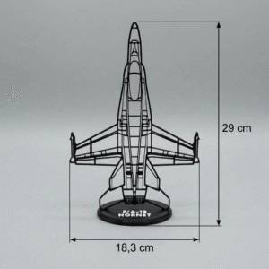 F/A-18 Hornet sziluett dekoráció