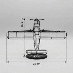 Antonov An-2 sziluett dekoráció