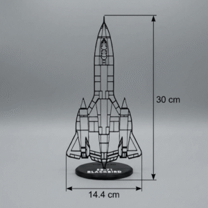 SR-71 Blackbird sziluett dekoráció