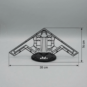 B-2 Spirit sziluett dekoráció