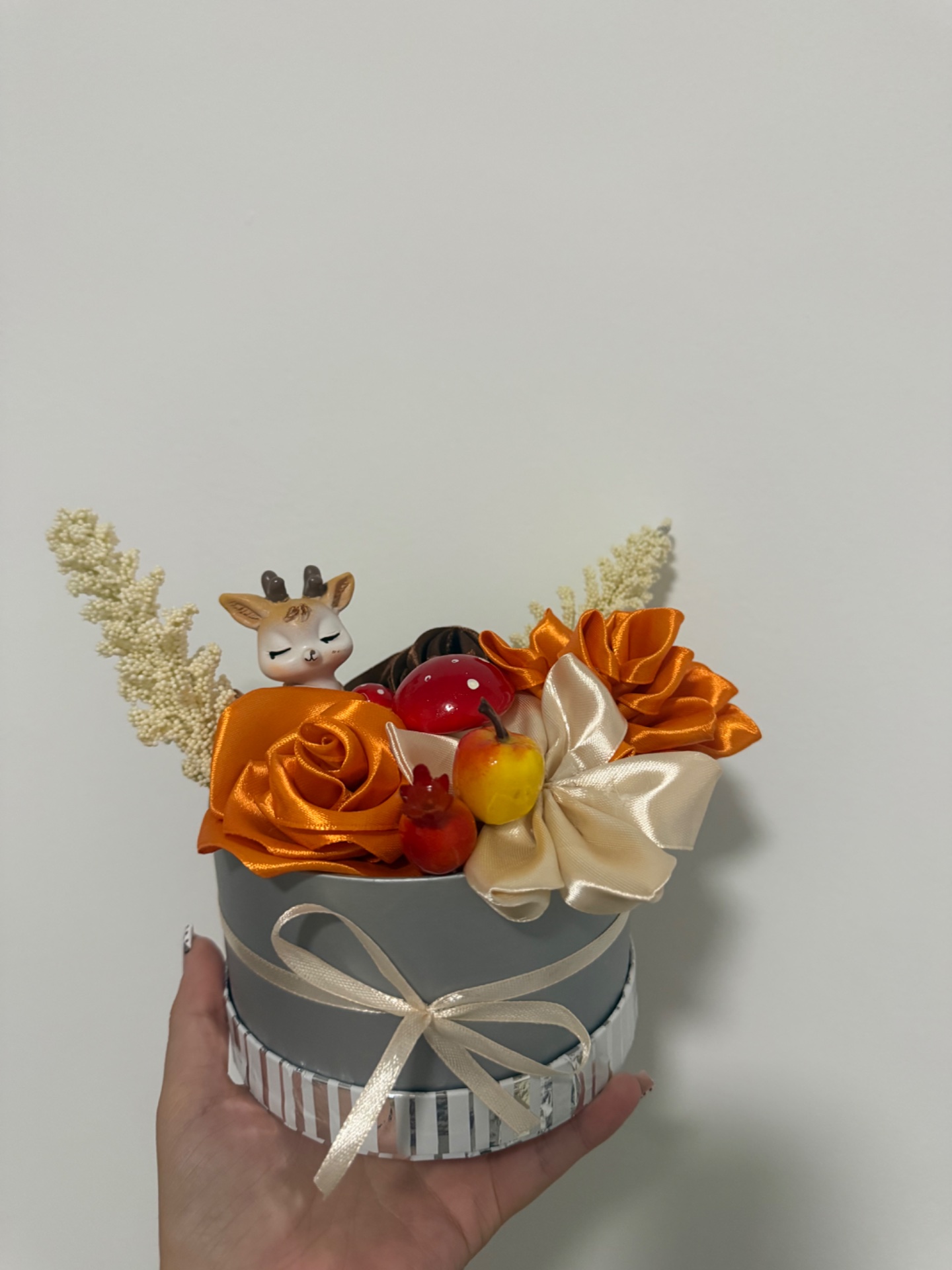 Őszi szatén szalag box