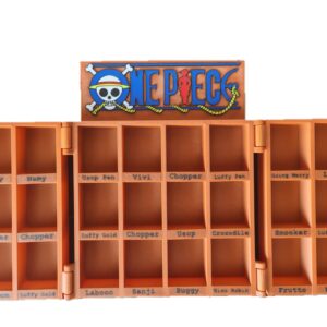 One Piece Kinder Joy figura tartó névtáblákkal, kinyitható változat