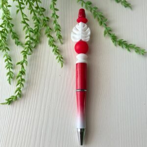 Szilikonnal díszített toll