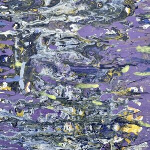 Absztrakt festmény / 30×80 / Éjféli eső