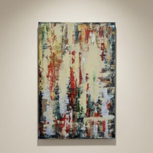 Absztrakt festmény / 60×40 / Városi Textúrák