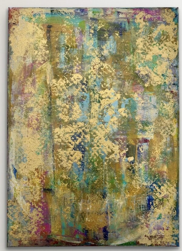 Absztrakt festmény / 50×70 / Arany Kert