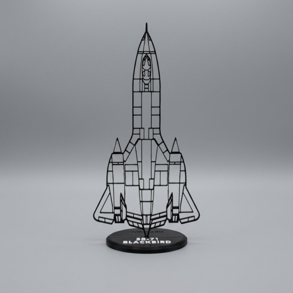 SR-71 Blackbird sziluett dekoráció