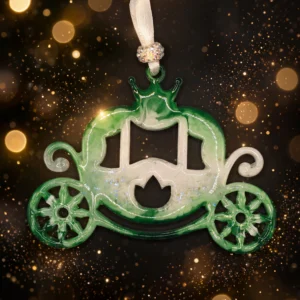EMERALD GRACE – 5 darabos kézműves karácsonyfadísz szett díszdobozban