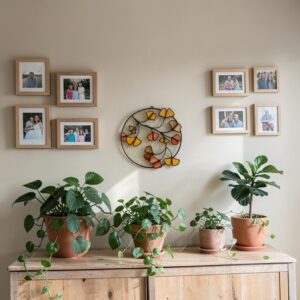 Ginkgo – Üveg őszi fényfogó, ablakdísz
