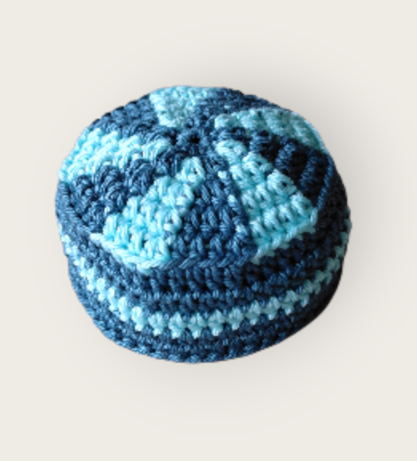 Footbag/ babzsák kék forgós