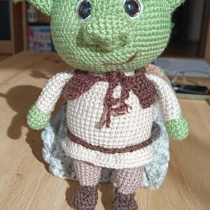 Shrek horgolt figura