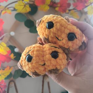 Horgolt Halloweeni tökök