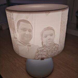 Egyedi fényképes 3D litofán lámpa – személyre szabott fotólámpa, különleges ajándék családnak és pároknak