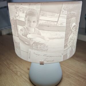 Egyedi fényképes 3D litofán lámpa – személyre szabott fotólámpa, különleges ajándék családnak és pároknak