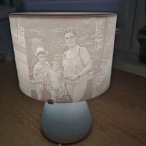 Egyedi fényképes 3D litofán lámpa – személyre szabott fotólámpa, különleges ajándék családnak és pároknak