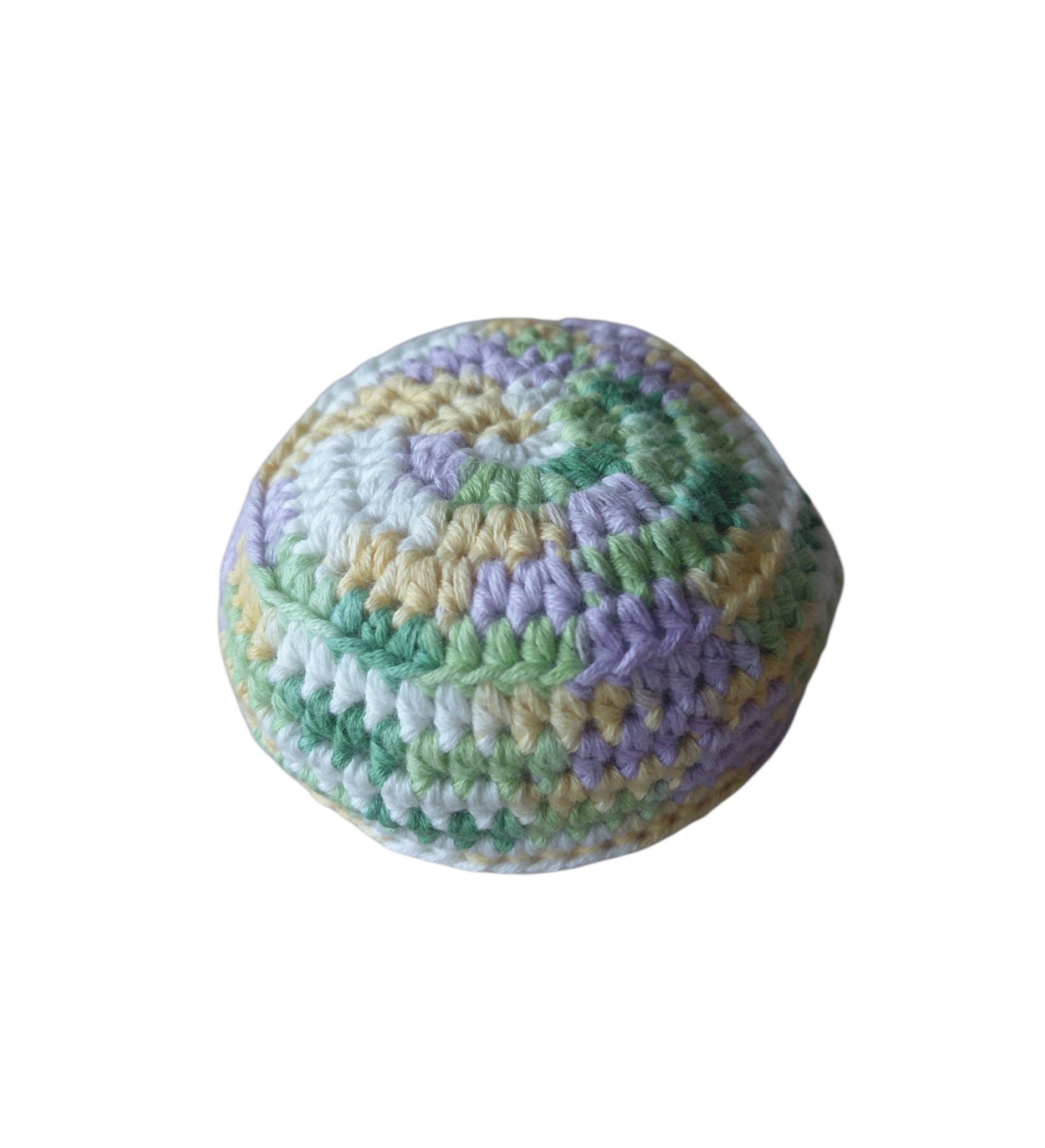 Footbag/ babzsák halvány zöld-lila