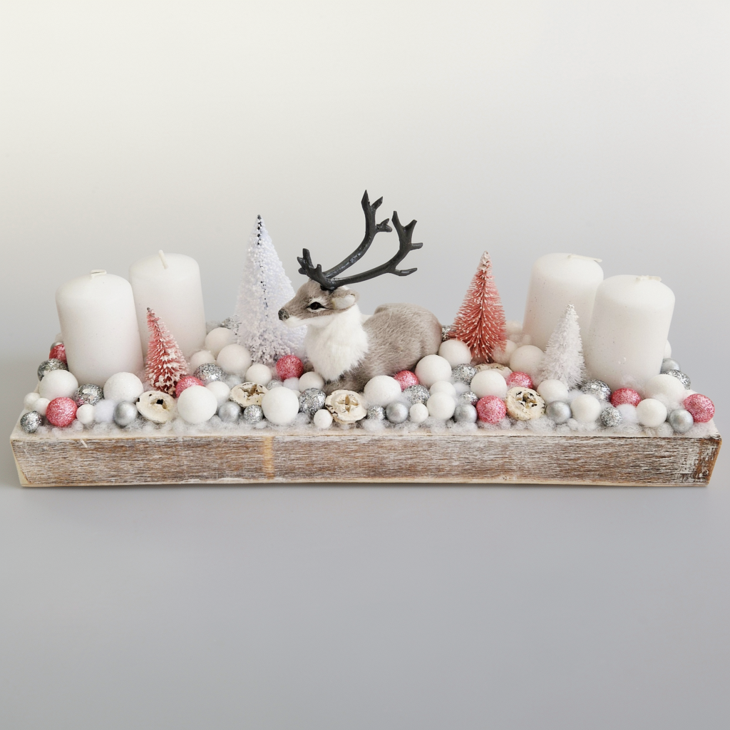 Adventi asztaldísz