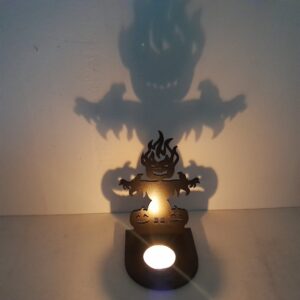 Halloween mintás árnyéklámpa és mécsestartó!