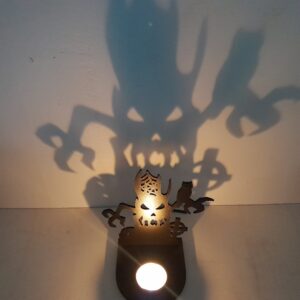 Halloween mintás árnyéklámpa és mécsestartó!