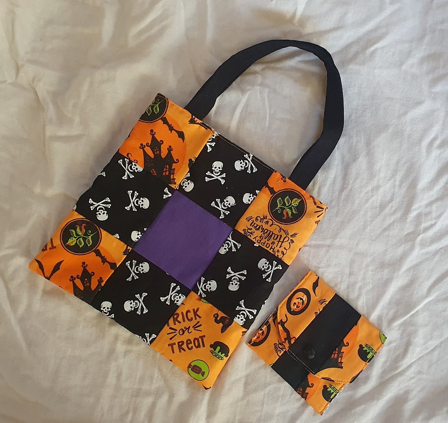 Patchwork kistáska és pénztárca szett