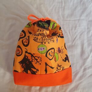 Halloweeni csokigyűjtő szütyő