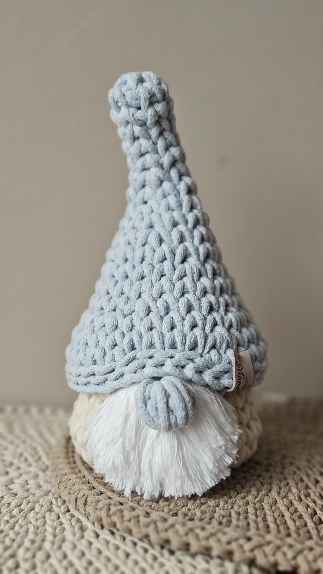 Manda Manó fiú”világos kék, ekrü”28 cm