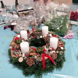 Adventi koszorú készítő workshop-virágkötővel Nov.21