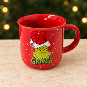 Piros Grinch karácsonyi bögre