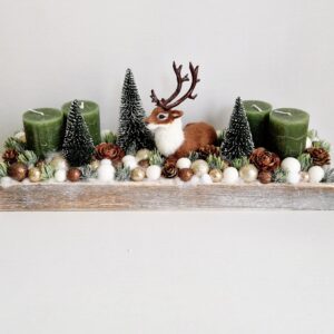 Adventi asztaldísz