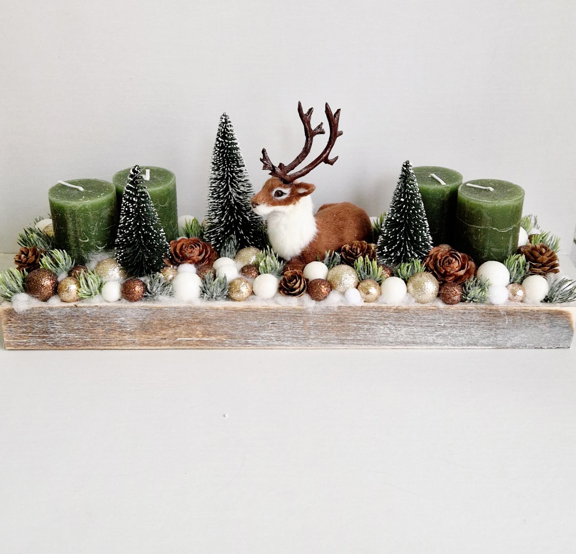 Adventi asztaldísz
