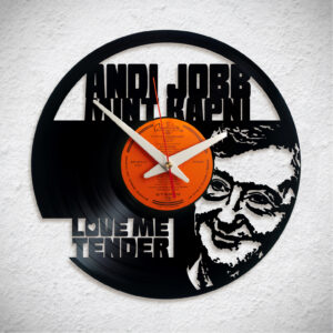 Andi és Lőrinc Love me Tender – Bakelit falióra