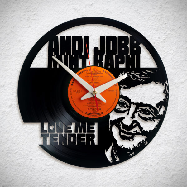 Andi és Lőrinc Love me Tender – Bakelit falióra