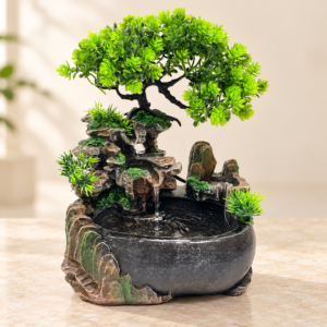 Elvarázsolt természet – bonsai beltéri szökőkút, 30 cm