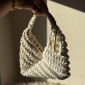 Horgolt Triangle Bag