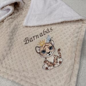 Hímzett Babatakaró – Tigris mintával