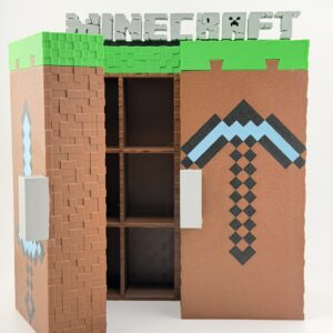Mincraft Kinder Joy figura tartó kinyitható változat