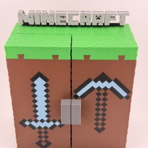Mincraft Kinder Joy figura tartó kinyitható változat