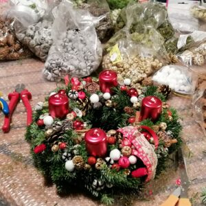 Adventi koszorú készítő workshop-virágkötővel Nov.21