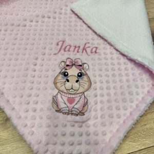 Hímzett Babatakaró – Capybara mintával