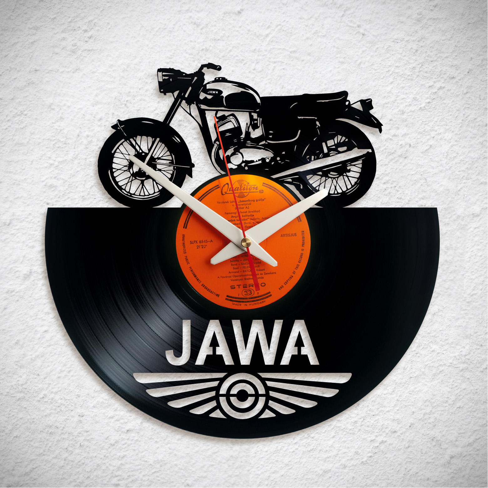 Jawa 350 – Bakelit falióra