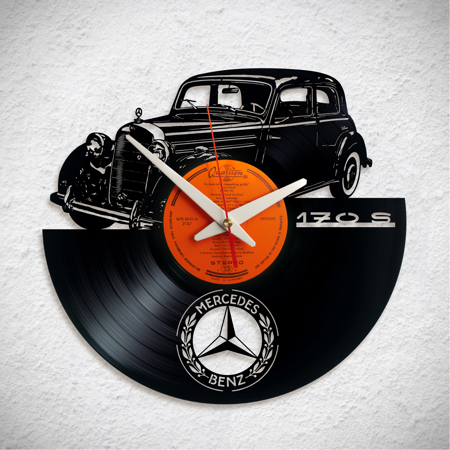 Mercedes 170s – Bakelit falióra