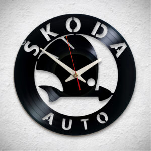 Skoda logo – Bakelit falióra