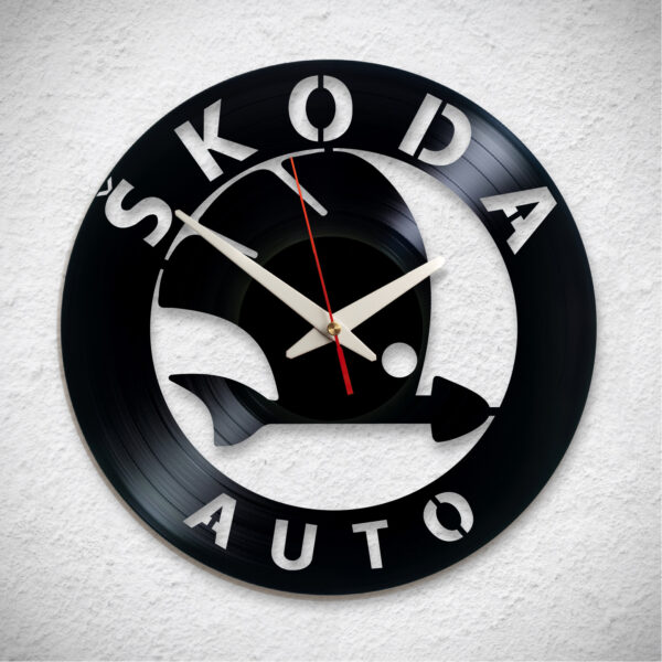 Skoda logo – Bakelit falióra