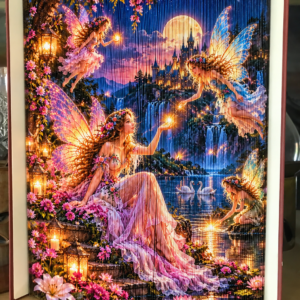 „Tündérek” Fotócsíkos Könyvszobor sablon