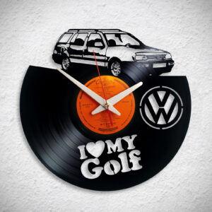 VW Golf kombi No1 – Bakelit falióra