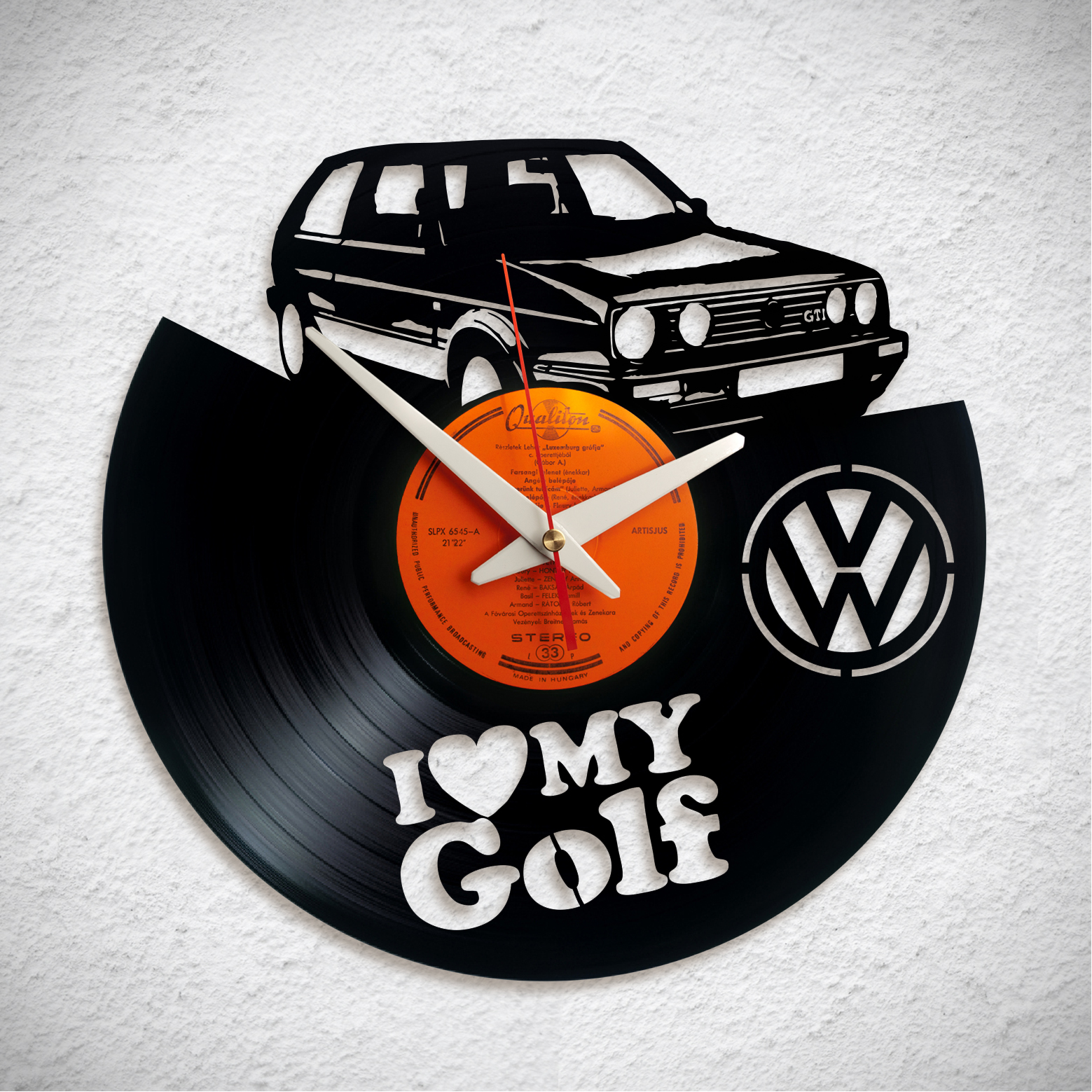 VW Golf MK2 GTI – Bakelit falióra